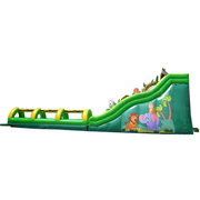 large inflatable water slides for adults palm tree jungle